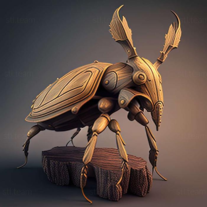 3D model Lucanus tetraodon (STL)